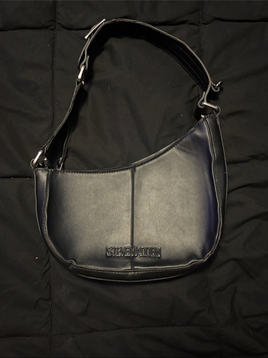 Steve Madden Handbags - Steve Madden Navy Crescent Shoulder Bag